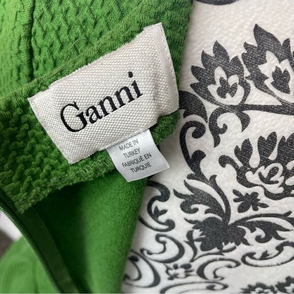 Ganni Solid Day Fit & Flare Textured Dress - Picture 9 of 10